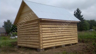 Дом 4×4 м в лапу, 16 м²