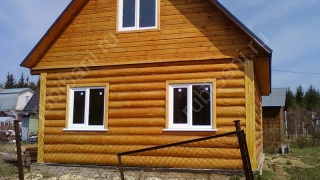 Дом 5×5 м в лапу, 25 м²
