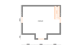 Баня из бруса 6×6 (Б-51), 63 м²