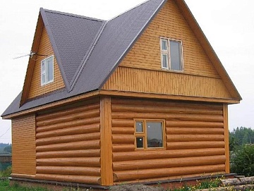 Дом 5×5 м в лапу, 25 м²