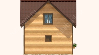 Баня из бруса 6×8 (Б-66), 48 м²