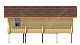 Баня из бревна 10×10 (ББ-51), 100 м²
