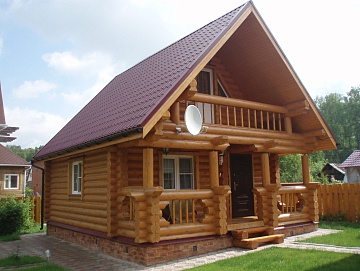Дом 4×6 м в чашу, 24 м²
