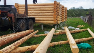 Баня 6×6 с террасой, 48 м²
