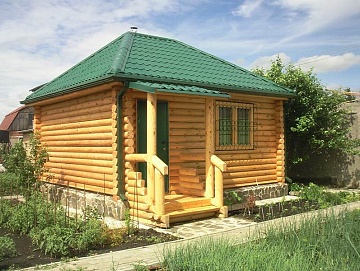 Дом 6×6 м в чашу, 36 м²