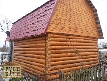 Дом-баня 6×6 м, 36 м²