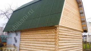 Дом-баня 6×6 м, 36 м²