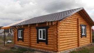 Дом 6×5 м в чашу, 30 м²